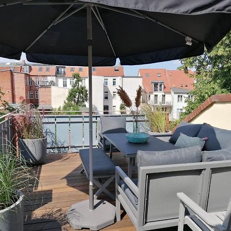 Townhouse Altstadt Wismar Upper Apartment Mit Zwei Terrassen Екстер'єр фото